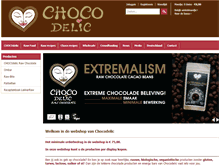 Tablet Screenshot of chocodelic.nl